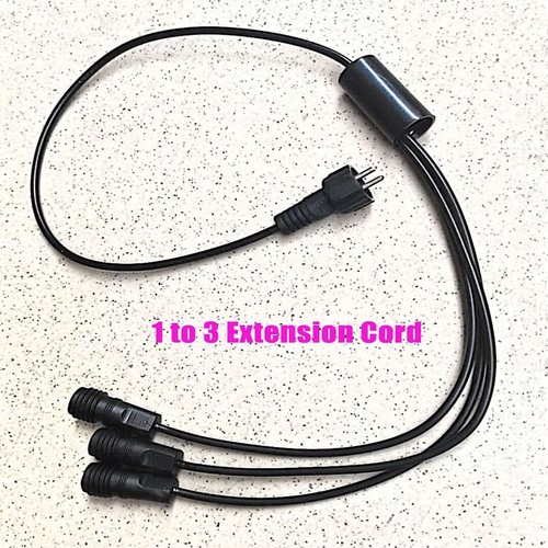 Extension cable splitter to - cable,