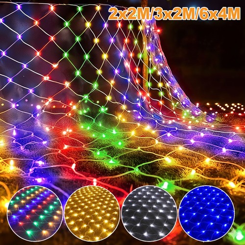Christmas net lights - net,