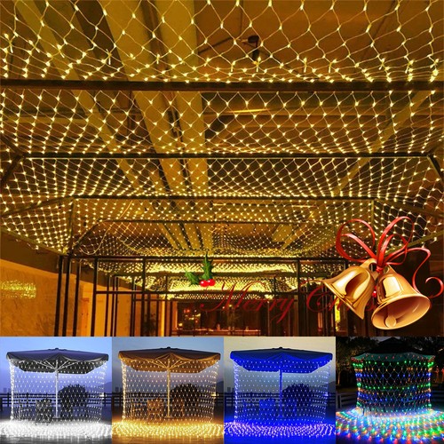 Christmas curtain lights - christmas,