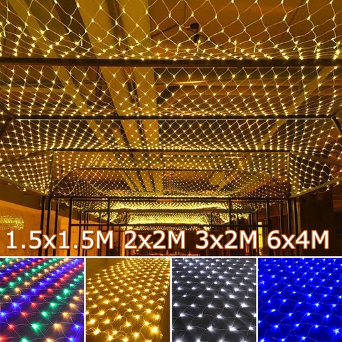 Led string fairy net lights - led,